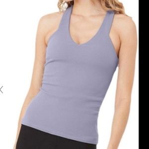 NWT - alo yoga elevate rib tank - size S